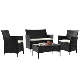 SET SOFA NEW SMART NERO